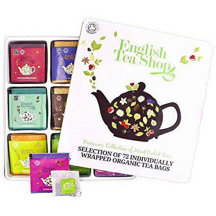 English Tea Shop kazeta čajů 72 sáčků plech
