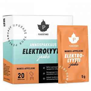 Puhdistamo Electrolyte Powder 20x5g - mango, pomeranč