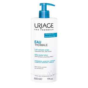 Uriage Hedvábné tělové mléko pro suchou a citlivou pokožku Eau Thermale (Silky Body Lotion) 500ml