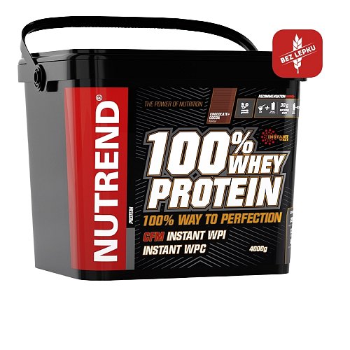 100% Whey Protein jahoda 4000g