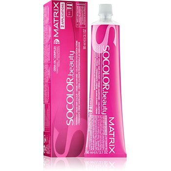 Matrix Socolor Beauty pečující barva na vlasy odstín 4Mr 4,86 Brown Mokka Red 90 ml