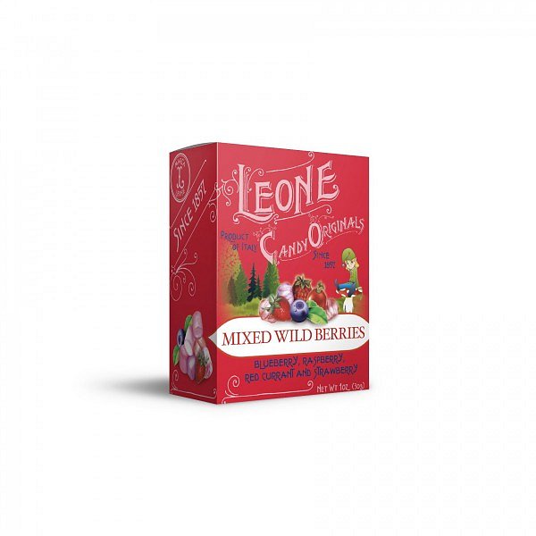 Pastiglie Leone Wildberries candy originals  bonbóny s příchutí Lesní plody 30 g