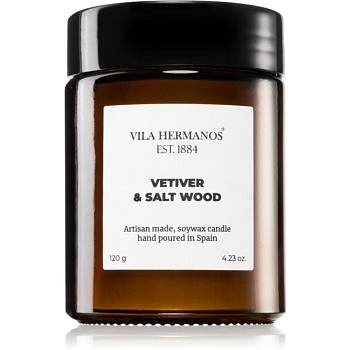 Vila Hermanos Apothecary Vetiver & Salt Wood vonná svíčka 120 g