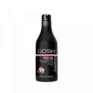 GOSH COPENHAGEN Rose Oil Shampoo jemný vlasový šampon 450 ml