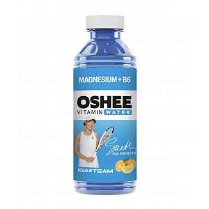 OSHEE Vitamínová voda Magnesium+B6 citron+pomeranč 555 ml