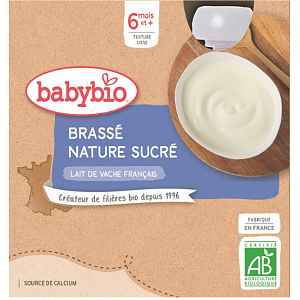 BABYBIO mléčný dezert 4x85g