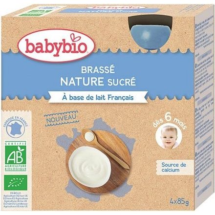 BABYBIO mléčný dezert 4x85g