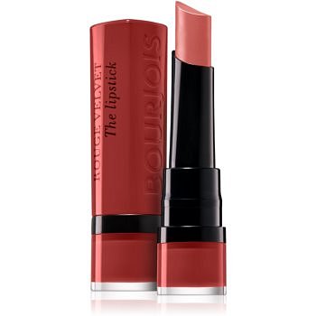 Bourjois Rouge Edition Velvet matná rtěnka odstín 12 Brunette 2,4 g