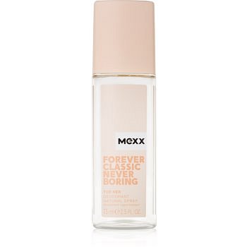 Mexx Forever Classic Never Boring for Her deodorant s rozprašovačem pro ženy 75 ml