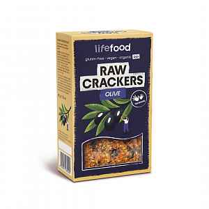 LifeFood Life Crackers Olivové RAW BIO 90 g