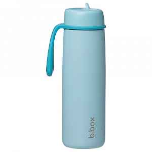 B.BOX Nerezová termolahev s brčkem 690 ml - lagoon