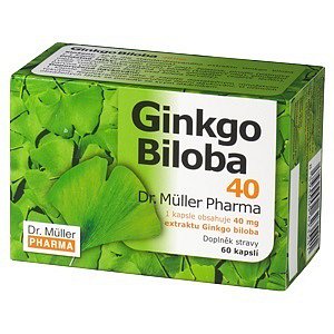 Ginkgo Biloba 40 orální tobolky 60 (Dr.Müller)