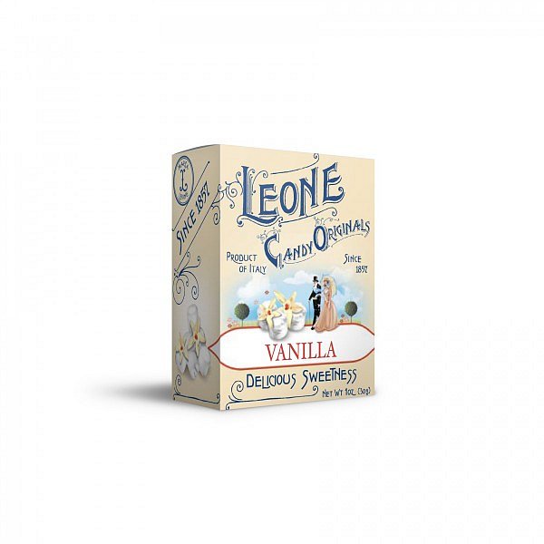 Pastiglie Leone Vanilla candy originals bonbóny s příchutí Vanilka 30 g