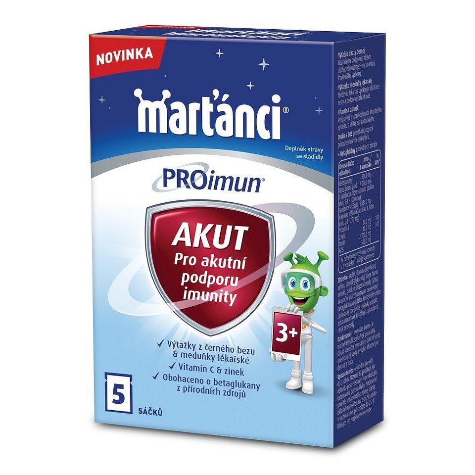 Walmark Marťánci Proimun akut drink 5sáčků - II.jakost