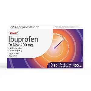 Dr.Max Ibuprofen 400 mg 30 měkkých tobolek