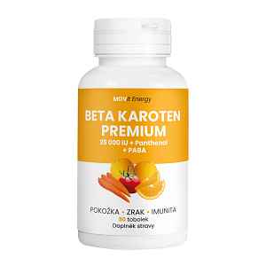 MOVIT ENERGY Beta karoten 25000 IU + Panthenol + PABA 90 tobolek