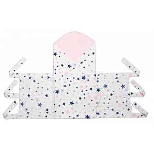 Baby Nellys Náhradní povlak na péřovou zavinovačku MAXI LALLY ,Hvězdičky 85x85cm