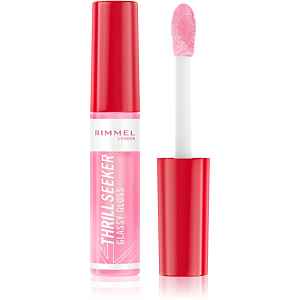 Rimmel Thrill Seeker Glassy Gloss lesk na rty pro větší objem odstín 150 Pink Candy 10 ml