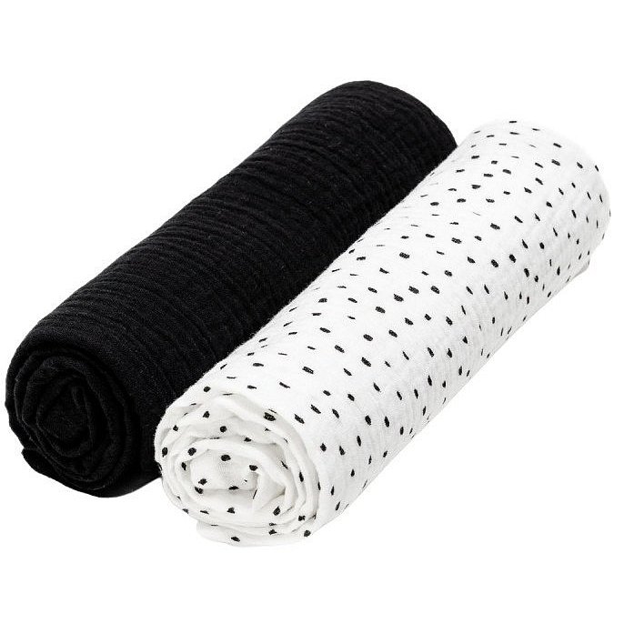 T-Tomi BIO Mušelínové pleny Dots 2 ks