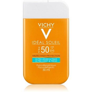 Vichy Idéal Soleil ultra lehký opalovací krém na obličej a tělo SPF 50  30 ml