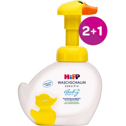 HiPP BABYSANFT Pěna na mytí 250ml 2+1 ZDARMA*