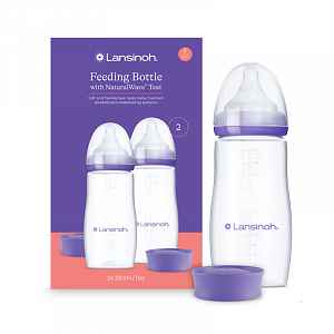 Lansinoh kojenecká láhev 330ml DUOPACK s NaturalWave TM savičkou (L)