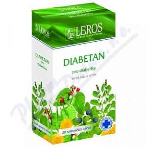 LEROS Diabetan perorální léčivý čaj 20 x 1 g sáčky