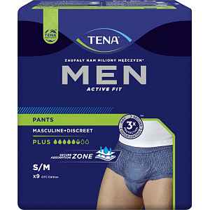 Tena Men Pants Plus Medium inkontinenční kalhotky modré 9 ks