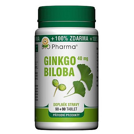 BIO Pharma Ginkgo biloba Premium 40mg 60+30 tobolek