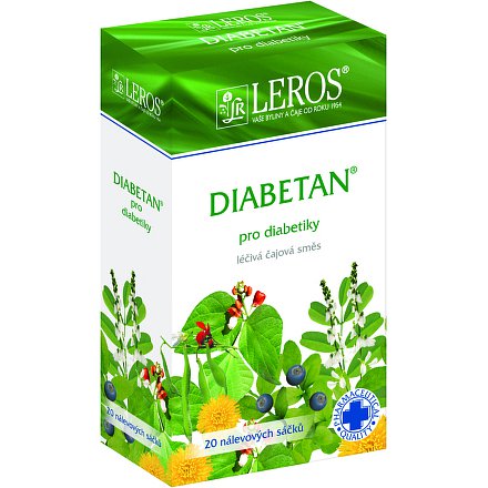 LEROS Diabetan perorální léčivý čaj 20 x 1 g sáčky
