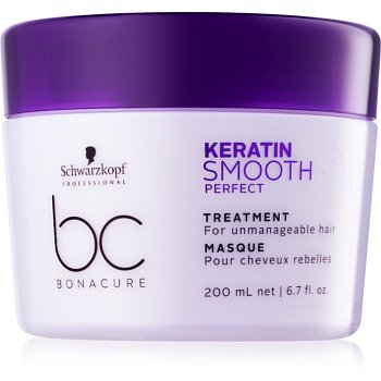 Schwarzkopf Professional BC Bonacure Smooth Perfect maska pro nepoddajné a krepatějící se vlasy  200 ml