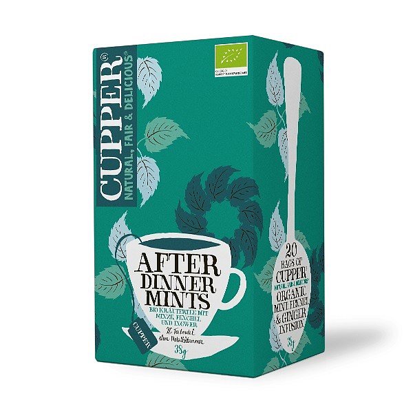 Cupper BIO čaj After Dinner Mints 20 n.s.