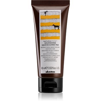 Davines Naturaltech Nourishing maska pro suché a poškozené vlasy 60 ml