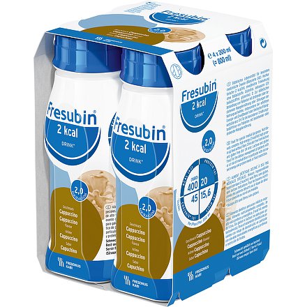 Fresubin 2 kcal drink cappuccino perorální roztok  4 x 200 ml