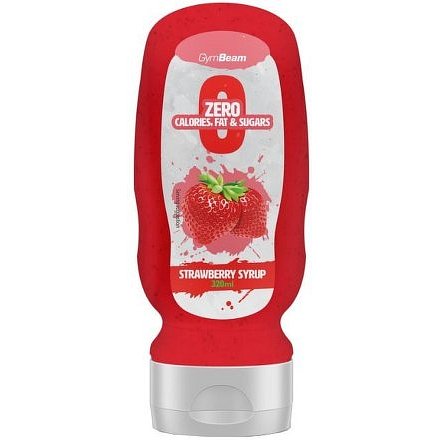 GymBeam Strawberry Syrup 320 ml strawberry