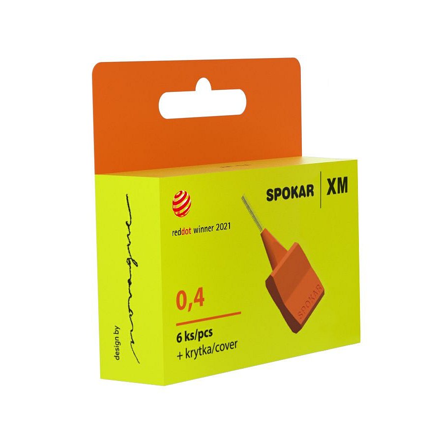 Spokar XM Mezizubní kartáčky oranžové 0.4 mm 6 ks