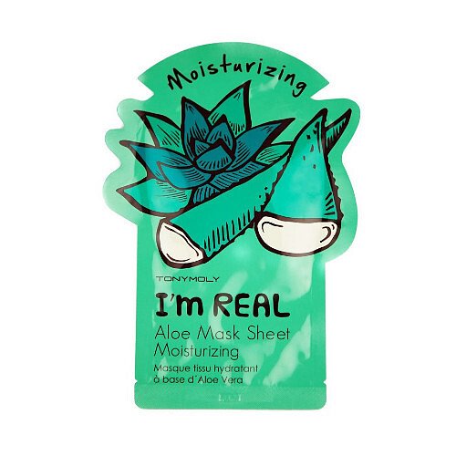 Tony Moly Hydratační pleťová maska s aloe vera I´m Real 21 g