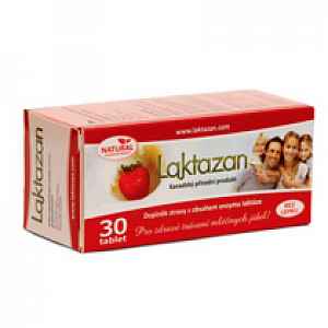 LAKTAZAN (enzym laktáza) s příchutí jahody tbl.30