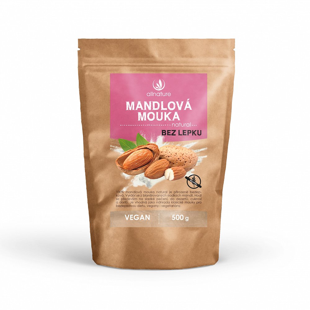 ALLNATURE Mandlová mouka natural 500 g