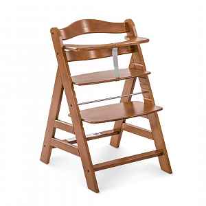 Hauck Alpha+ dřevěná židle, walnut