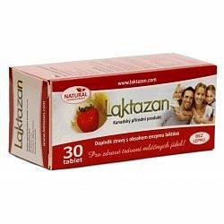 LAKTAZAN (enzym laktáza) s příchutí jahody tbl.30