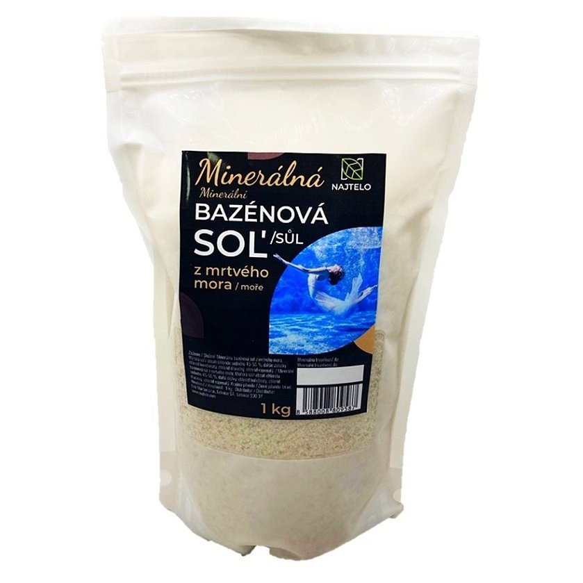 NAJTELO Bazénová minerální sůl z Mrtvého moře 1kg
