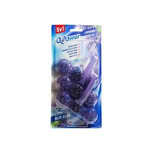 Q-Power tuhý WC závěs Blue Aqua Lavender 3x 40 g