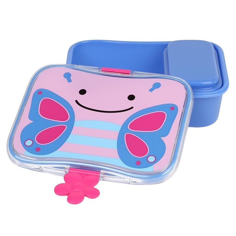SKIP HOP Zoo Krabička na svačinu Motýlek 3+ 700ml