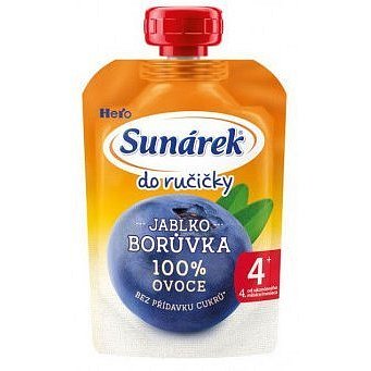 Sunárek Do ručičky jablko - borůvka 100g