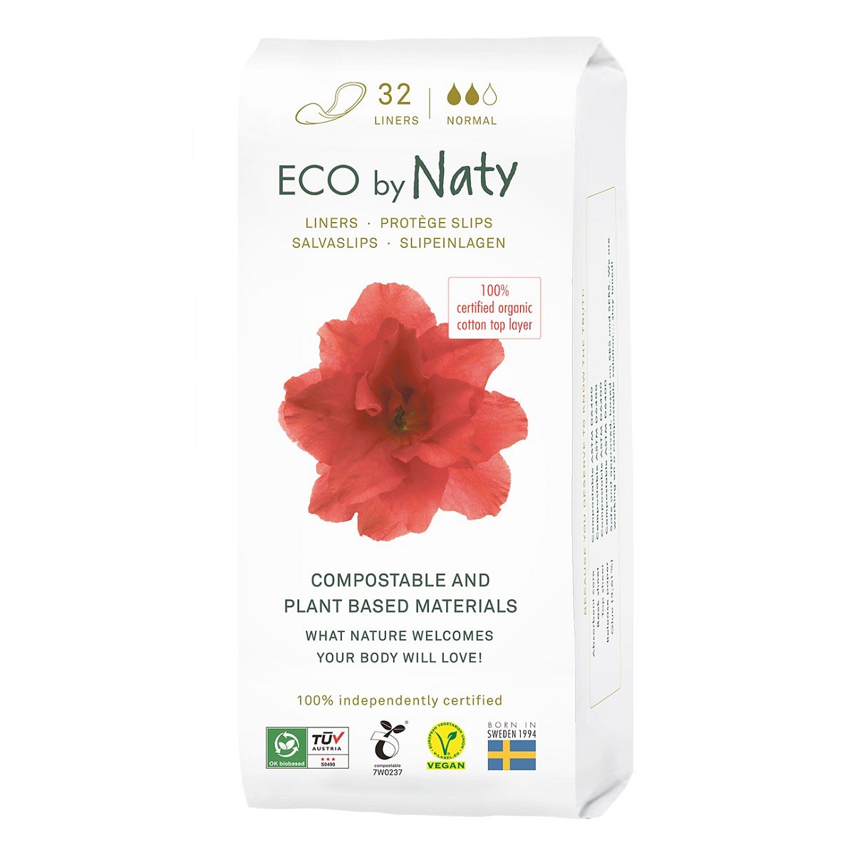 ECO by Naty ECO normal dámské slipové vložky 32 ks