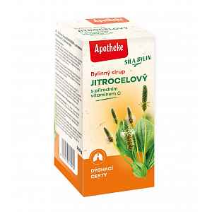 APOTHEKE Bylinný sirup Jitrocelový s přírodním vit. C 250 g