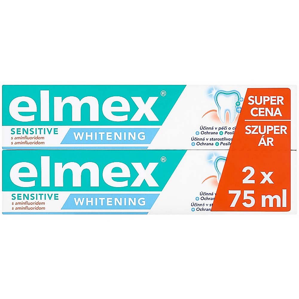 ELMEX Sensitive Whitening zubní pasta 2x 75 ml