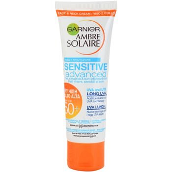 Garnier Ambre Solaire Sensitive Advanced mléko na opalování SPF 50+  50 ml