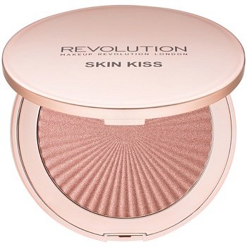 Makeup Revolution Skin Kiss rozjasňovač odstín Peach Kiss 14 g